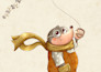 create hand drawn cute character and illustration